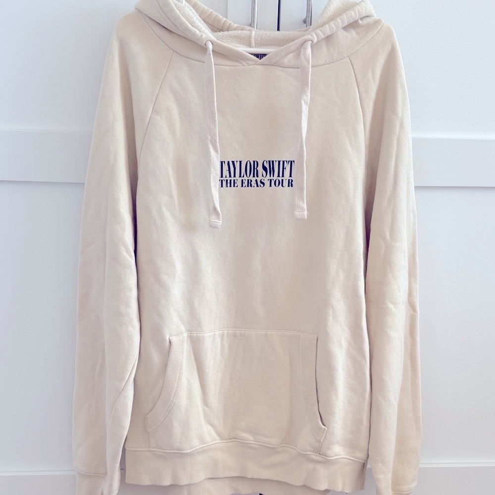 Taylor Swift The Eras Tour Cream Hoodie